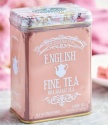 NEW ENGLISH TEAS LOOSE BREAKFAST TEA VINTAGE FLORAL TIN