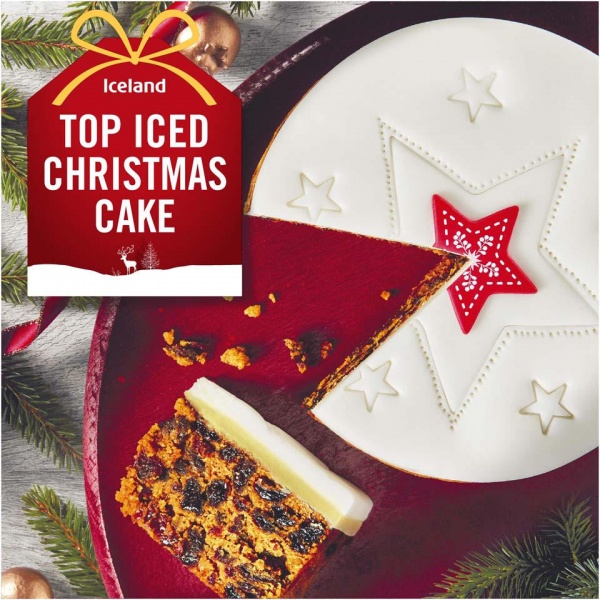 WALKERS LUXURY CHRISTMAS CAKE WITH BRANDY ICED € 39,95 Jac. A. Van