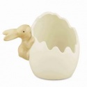 CERAMIC EGG WITH BUNNY