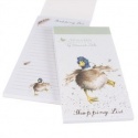 WRENDALE DESIGNS MAGNETIC SHOPPING LIST A WADDLE AND A QUACK