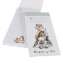WRENDALE DESIGNS MAGNETIC SHOPPING LIST PIGGY IN THE MIDDLE