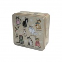 GRANDMA WILD'S EMBOSSED CATS IN JUMPERS TIN