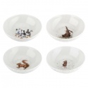 WRENDALE DESIGNS CEREAL BOWLS SET OF 4 GARDEN