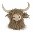 PLUSH SCOTISH HIGHLANDER WALL HANGING HEAD