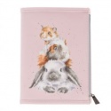 WRENDALE DESIGNS WALLET NOTEBOOK PIGGY IN THE MIDDLE