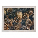 LAP TRAY PINE CONES