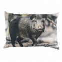 CUSHION WILD BOAR CANVAS