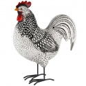 ROOSTER BLACK & WHITE RESIN