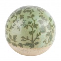 DECORATIVE CERAMIC BALL GREEN