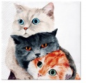 NAPKIN BETTER TOGETHER CATS
