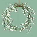 SPRINGTIME WREATH LUNCH NAPKIN