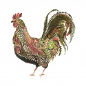 GREEN ROOSTER LUNCH NAPKIN