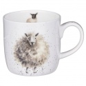 WRENDALE DESIGNS THE WOOLLY JUMPER SHEEP MUG.