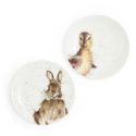WRENDALE DESIGNS COUPE PLATE S/2 BUNNY & DUCK