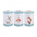 WRENDALE DESIGNS TEA, COFFEE, SUGAR CANISTERS - THE COUNTRY SET