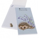 WRENDALE DESIGNS MAGNETIC SHOPPING LIST LOVE AND HEDGEHUGS