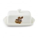 WRENDALE DESIGN COVERED BUTTER DISH MOOO