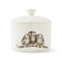 WRENDALE DESIGNS SMALL LIDDED STORAGE JAR OWLETS