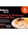 BAKERS BEST CHICKEN & MUSHROOM DEEP FILL PIES