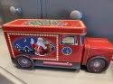 THE SILVER CRANE COMPANY SANTA TRUCK TIN