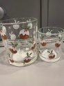 GISELA GRAHAM GLASS CHRISTMAS PUDDING TEALIGHT HOLDER SMALL