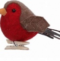 GISELA GRAHAM FELT ROBIN ON PEG