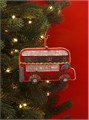 GISELA GRAHAM FABRIC LONDON BUS ORNAMENT