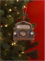 GISELA GRAHAM FABRIC LONDON TAXI ORNAMENT