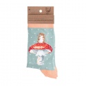 WRENDALE DESIGNS LADIES FUNGI MOUSE SOCK