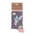 WRENDALE DESIGNS LADIES WISTERIA WISHES BIRD SOCK