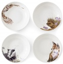 WRENDALE DESIGNS PASTA BOWLS WOODLAND ANIMALS