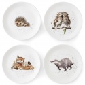 WRENDALE DESIGNS COUPE PLATES SET WOODLAND