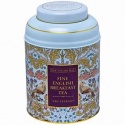 NEW ENGLISH TEAS BREAKFAST TEA PALE BLUE SONG THRUSH & BERRY CADDY 240 TEABAGS