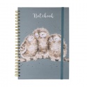 WRENDALE DESIGN OWLETS SPIRAL BOUND NOTEBOOK A4