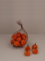 GISELA GRAHAM ORANGE VELVET MINI PUMPKINS