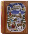 THE SILVER CRANE COMPANY LARGE BOOK HEAVENLY CHRISTMAS TIN