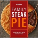 ICELAND FAMILY STEAK PIE 700GR