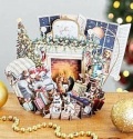 SITTING ROOM DOGS 3D CARD