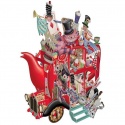 ALICE'S TEAPOT 3D CARD