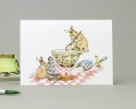DOUBLE CARD  WITH ENVELOPE CARROT CAKE