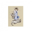WRENDALE DESIGNS NOTEBOOK THREE'S A CROWD KITTENS A6