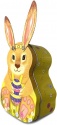 SILVER CRANE COMPANY BUNNY RABBIT TIN YELLOW
