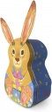 SILVER CRANE COMPANY BUNNY RABBIT TIN BLUE