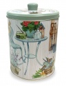 GRANDMA WILD'S EMBOSSED GARDEN RETREAT BARREL TIN