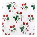 GISELA GRAHAM STRAWBERRY FLOWERS NAPKINS