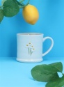 GISELA GRAHAM MINI MUG WHITE DAISIES