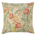CUSHION WILD FLOWER PINK POPPIES