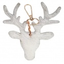 KEYHANGER GREY DEER FROM COWSKIN