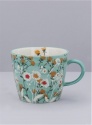 GIZELA GRAHAM STONEWARE MUG BLUE WILD DAISY
