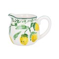 GIZELA GRAHAM ARTISAN STONEWARE CREAMER JUG LEMON